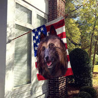 Belgian Tervuren American Flag Flag Canvas House Size CK6429CHF