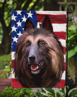 Belgian Tervuren American Flag Flag Garden Size CK6429GF