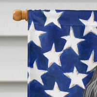 Bergamasco American Flag Flag Canvas House Size CK6430CHF