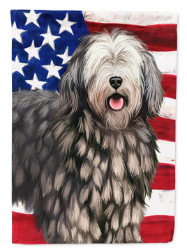 Bergamasco American Flag Flag Canvas House Size CK6430CHF