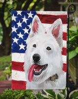 Berger Blanc Suisse American Flag Flag Garden Size CK6431GF