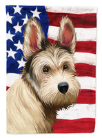 Berger Picard Dog American Flag Flag Canvas House Size CK6432CHF