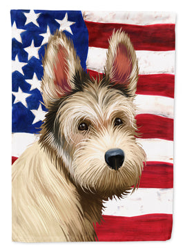 Berger Picard Dog American Flag Flag Garden Size CK6432GF