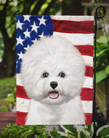 Bichon Frise  American Flag Flag Garden Size CK6434GF