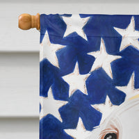 Billy Dog American Flag Flag Canvas House Size CK6435CHF