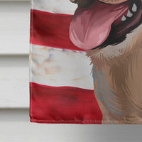 Billy Dog American Flag Flag Canvas House Size CK6435CHF