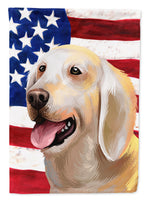 Billy Dog American Flag Flag Canvas House Size CK6435CHF