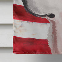 Bleu de Gascogne Dog American Flag Flag Canvas House Size CK6439CHF