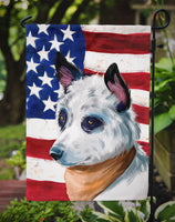 Blue Heeler Dog American Flag Flag Garden Size CK6441GF