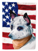 Blue Heeler Dog American Flag Flag Garden Size CK6441GF