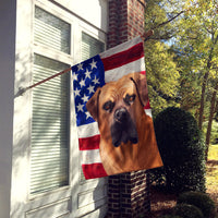 Boerboel Dog American Flag Flag Canvas House Size CK6444CHF