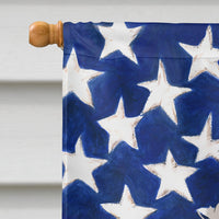 Borzoi Dog American Flag Flag Canvas House Size CK6449CHF