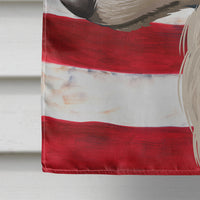 Borzoi Dog American Flag Flag Canvas House Size CK6449CHF