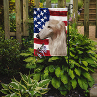 Borzoi Dog American Flag Flag Garden Size CK6449GF