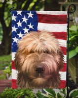 Briard Dog American Flag Flag Garden Size CK6461GF