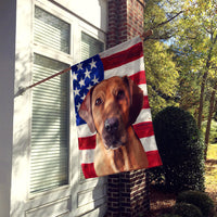 Broholmer Dog American Flag Flag Canvas House Size CK6463CHF