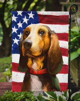 Bruno Jura Hound Dog American Flag Flag Garden Size CK6464GF