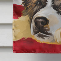 Bucovina Shepherd Dog American Flag Flag Canvas House Size CK6465CHF