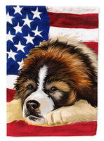 Bucovina Shepherd Dog American Flag Flag Garden Size CK6465GF