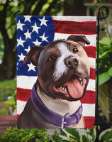 Bull Terrier Dog American Flag Flag Garden Size CK6467GF