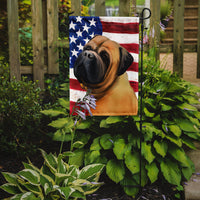 Bullmastiff Dog American Flag Flag Garden Size CK6469GF