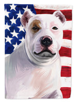 Bully Kutta Dog American Flag Flag Canvas House Size CK6470CHF