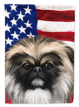 Chinese Imperial Dog American Flag Flag Garden Size CK6488GF