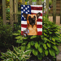 Chinook Dog American Flag Flag Garden Size CK6489GF