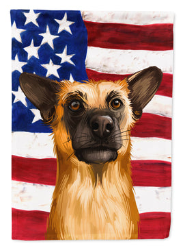 Chinook Dog American Flag Flag Garden Size CK6489GF