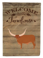 Ankole-Watusu Cow Welcome Flag Canvas House Size CK6767CHF