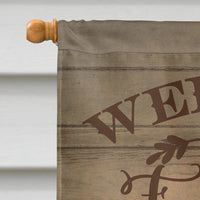 Ayrshire Cow Welcome Flag Canvas House Size CK6771CHF