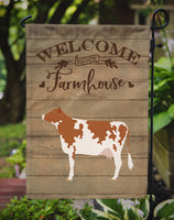 Ayrshire Cow Welcome Flag Garden Size CK6771GF