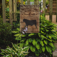 Black Angus Cow Welcome Flag Garden Size CK6772GF