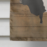 Belted Galloway Cow Welcome Flag Canvas House Size CK6775CHF