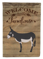 American Mammoth Jack Donkey Welcome Flag Canvas House Size CK6788CHF