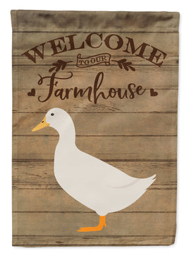 American Pekin Duck Welcome Flag Canvas House Size CK6804CHF