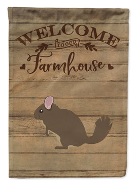 Chinchilla Welcome Flag Canvas House Size CK6819CHF