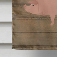 American Landrace Pig Welcome Flag Canvas House Size CK6876CHF