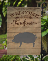 Berkshire Pig Welcome Flag Garden Size CK6877GF