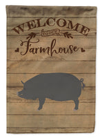 Berkshire Pig Welcome Flag Garden Size CK6877GF