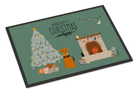 Airedale Christmas Everyone Indoor or Outdoor Mat 24x36 CK7604JMAT