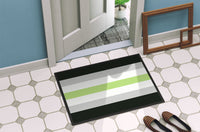 Agender Pride Indoor or Outdoor Mat 18x27