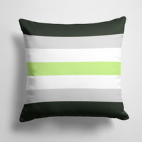 Agender Pride Fabric Decorative Pillow