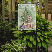 Christmas French Bulldog Fawn Flag Garden Size