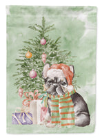 Christmas French Bulldog Black #2 Flag Garden Size