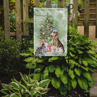 Christmas Beagle Flag Garden Size