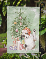 Christmas Australian Shepherd Hi Five Flag Garden Size