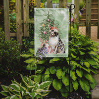 Christmas Australian Shepherd #2 Flag Garden Size