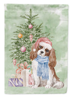 Christmas Cavalier Spaniel Bleheim Flag Garden Size