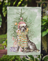 Christmas Black Labrador Retriever Flag Garden Size